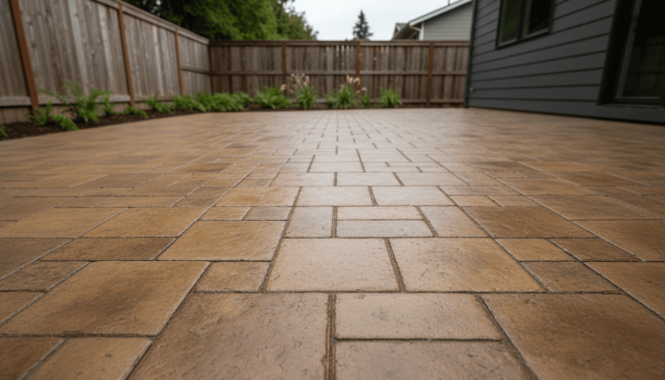 Dimensions Antiqued — installed by Daedalus Contracting, Lower Mainland BC