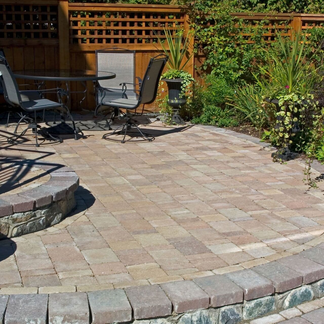 Old Country Stone walkway — Daedalus Contracting, Lower Mainland BC