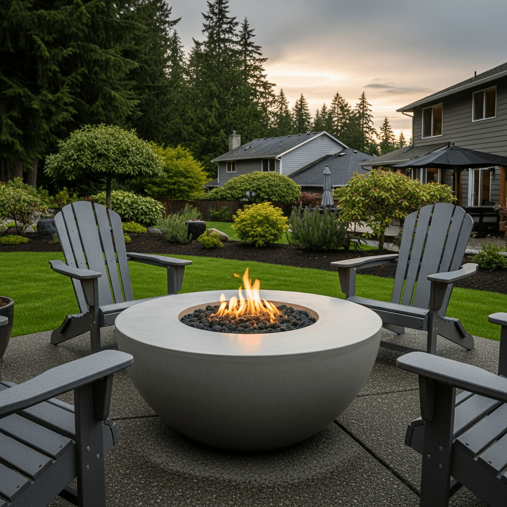 Custom Fire Pits — Daedalus Contracting, Lower Mainland BC